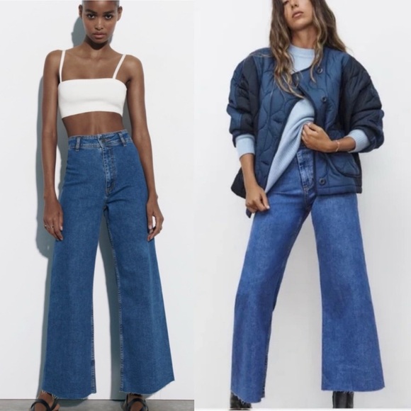 Zara The Marine Striaght Jean - Picture 1 of 14